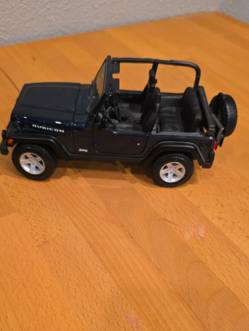Jeep Open-Top Toy Wrangler in Navy Blue